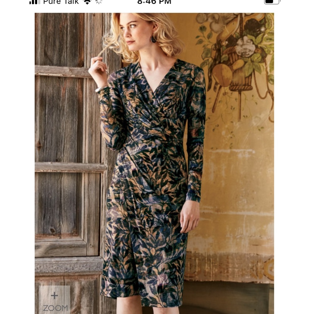 NWT Peruvian Connection Shadow Vine Dress